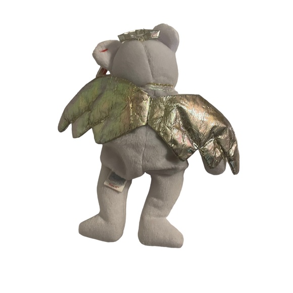 Ty Beanie Babies Buddies Halo Angel Wings Bears Plush Stuffed Animals Set of 3 - Picture 9 of 10